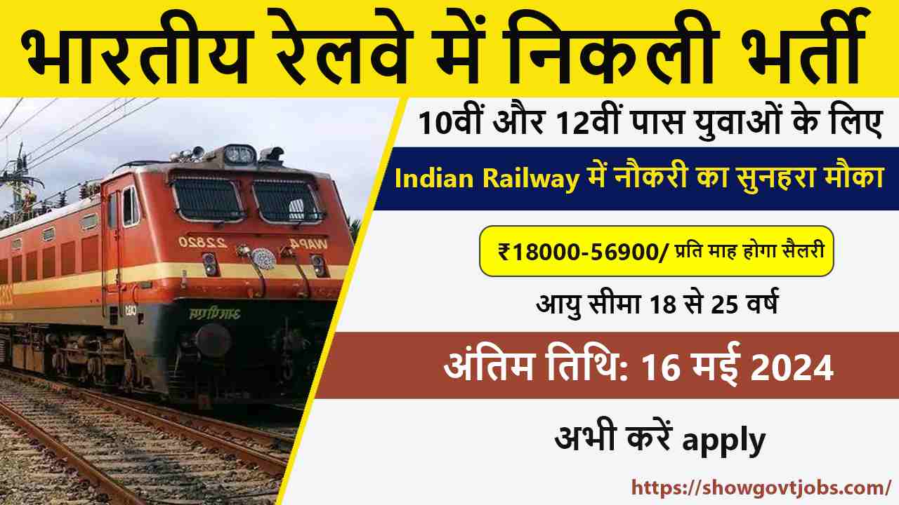 Indian Railway Vacancy 2024