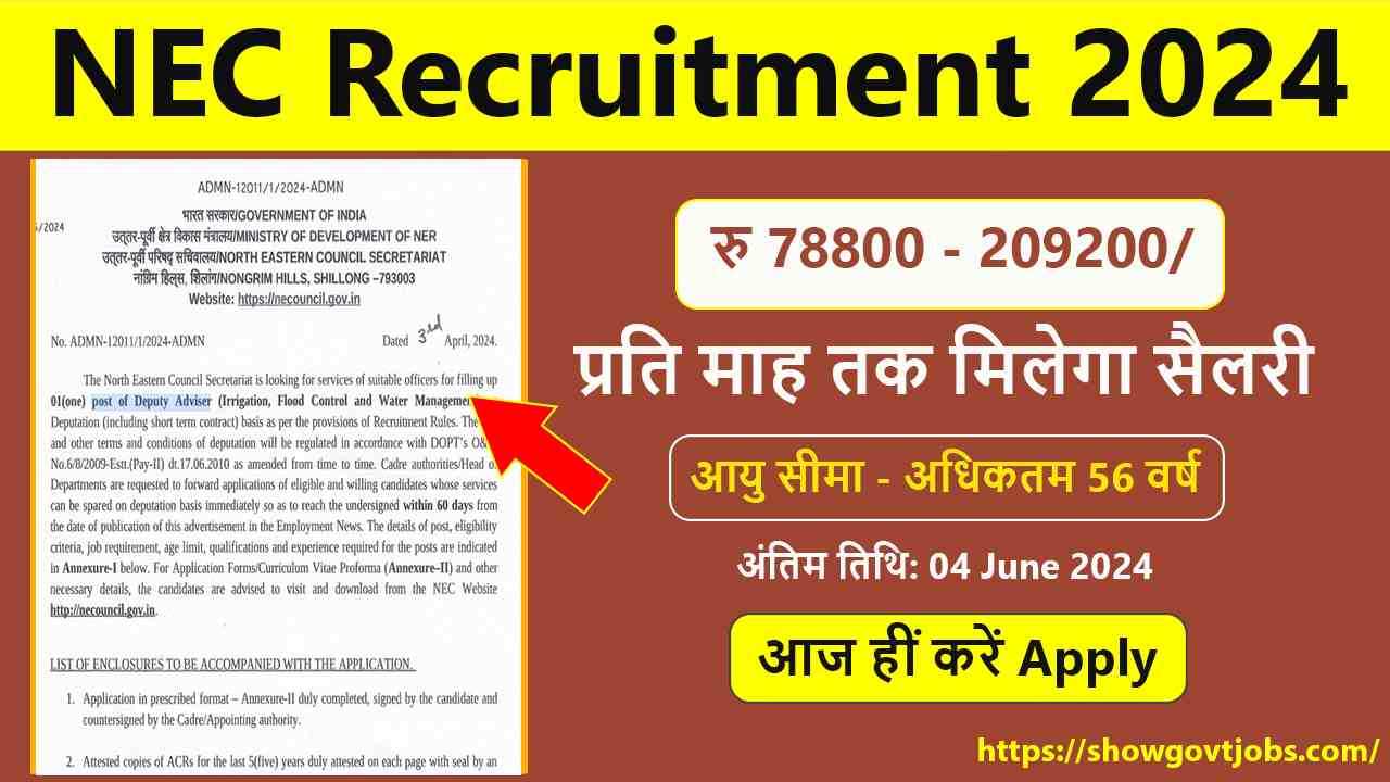 NEC Recruitment 2024