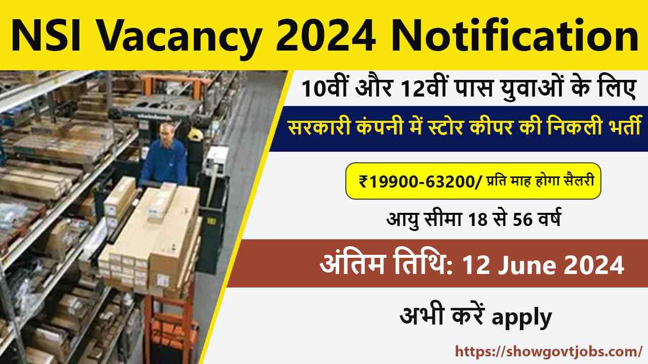 NSI vacancy 2024