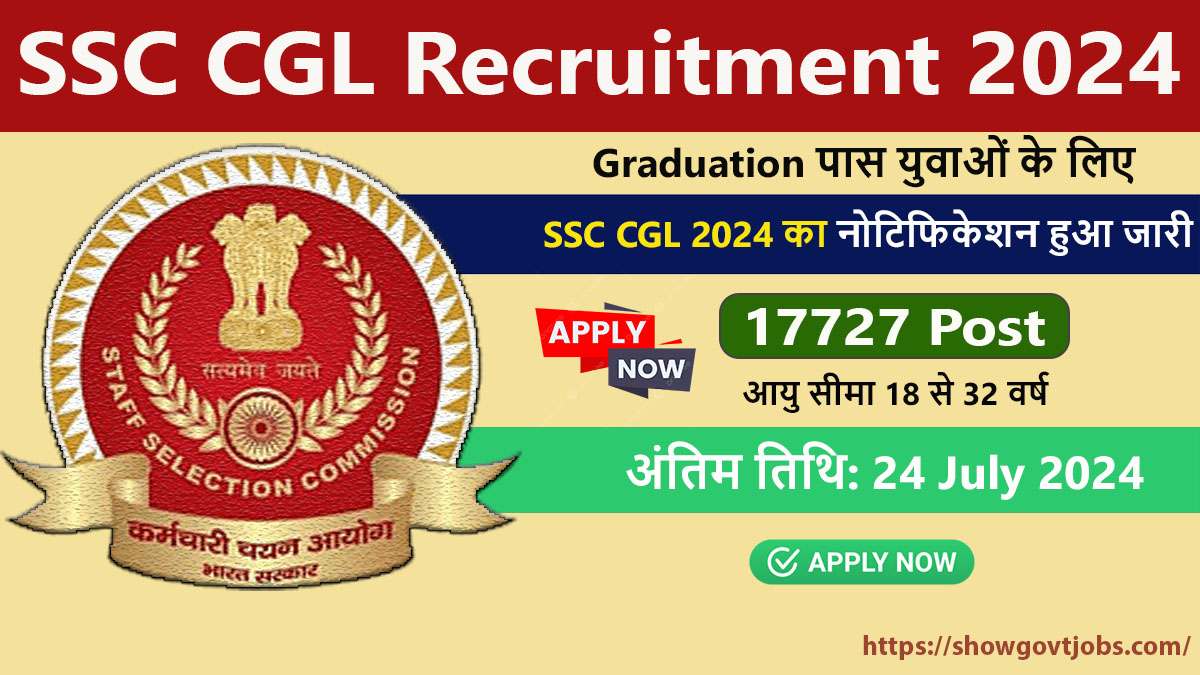 SSC CGL Vacancy 2024