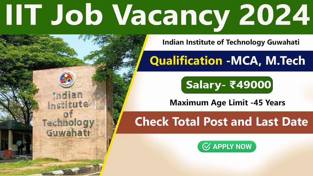 IIT Job Vacancy 2024