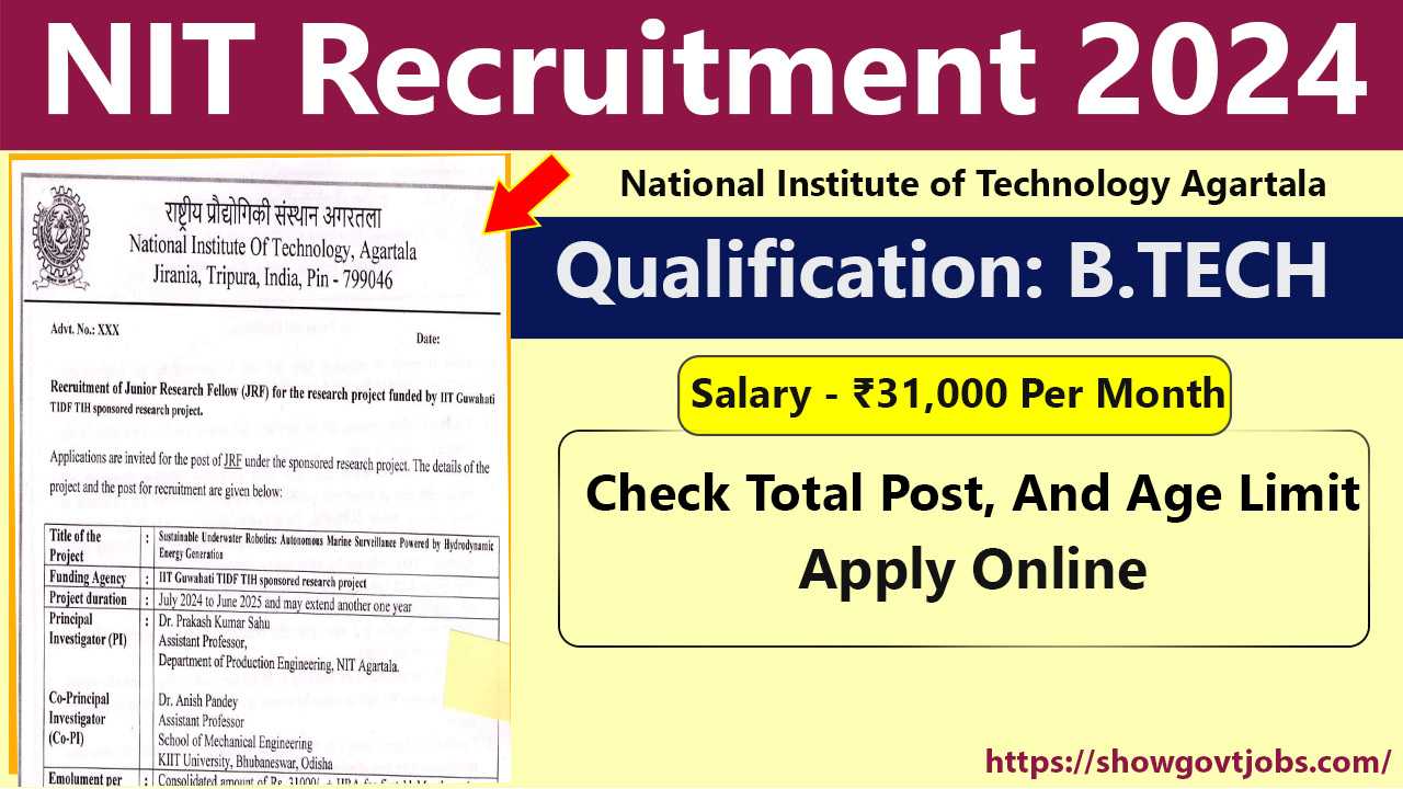 NIT Recruitment 2024