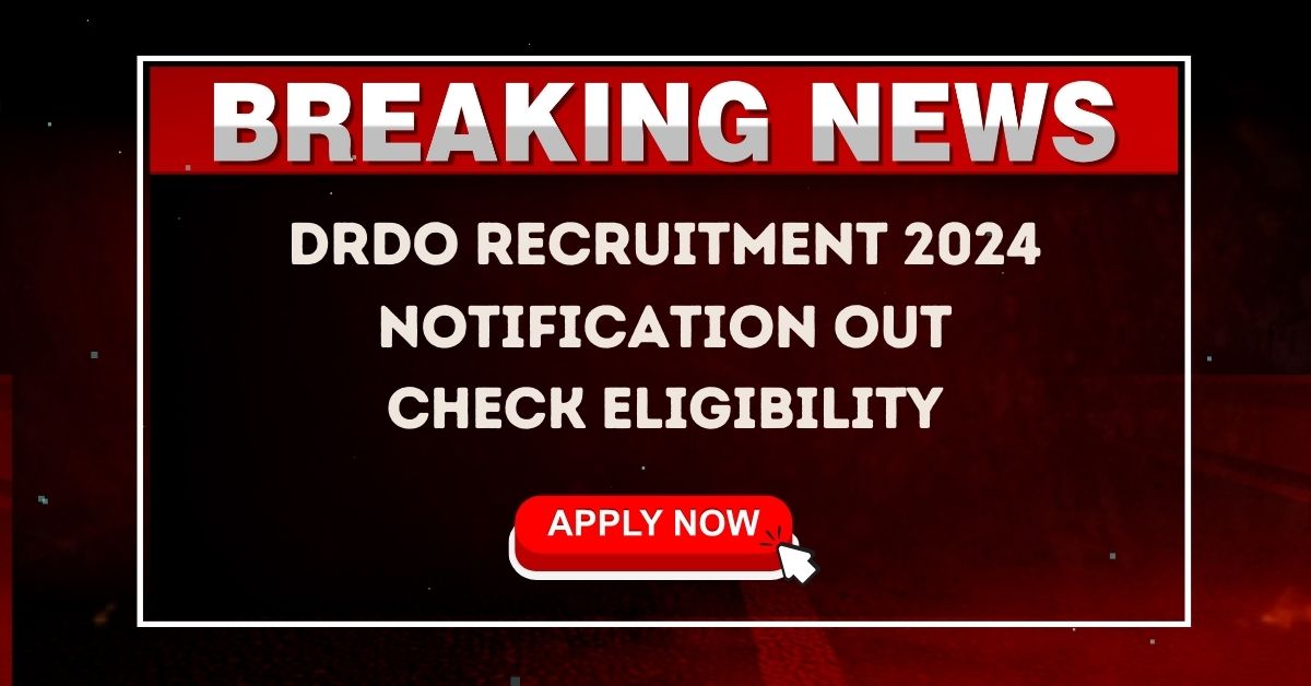 DRDO Recruitment 2024