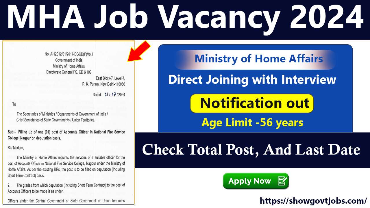 MHA Job Vacancy 2024