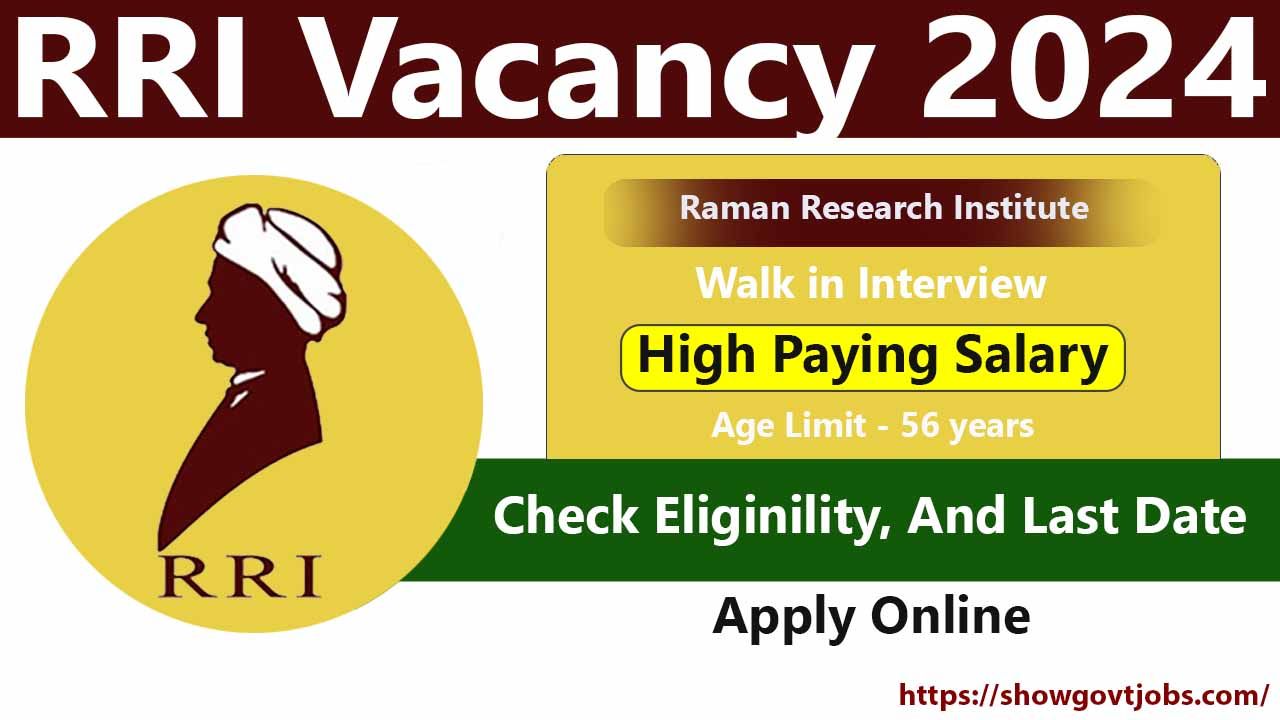 RRI Vacancy 2024