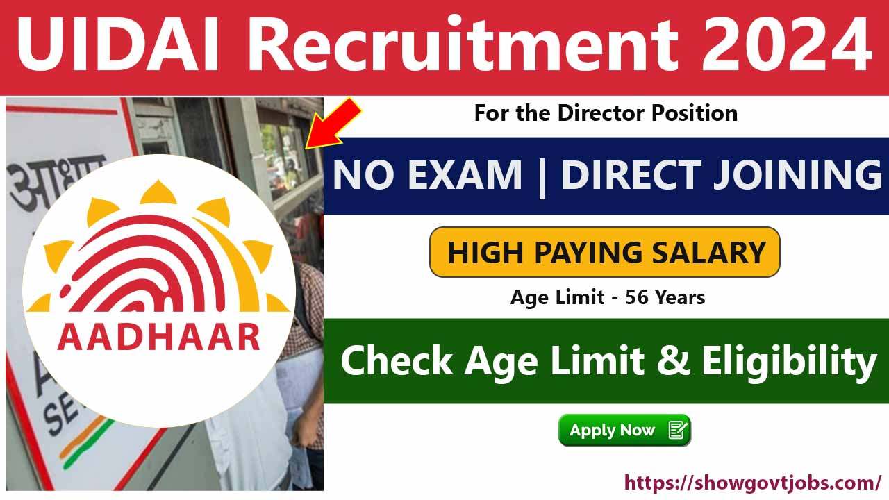 UIDAI Recruitment 2024