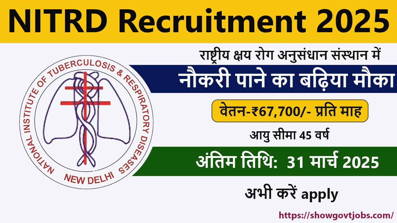 NITRD Recruitment 2025
