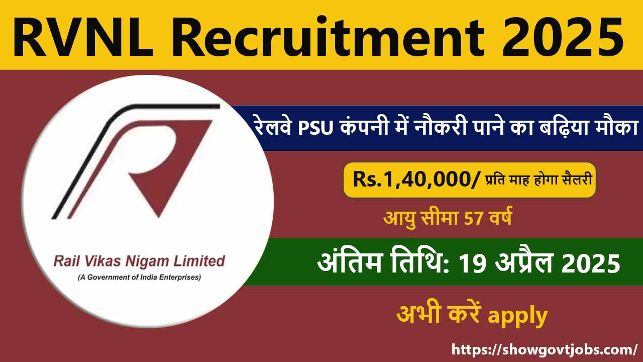 RVNL Recruitment 2025