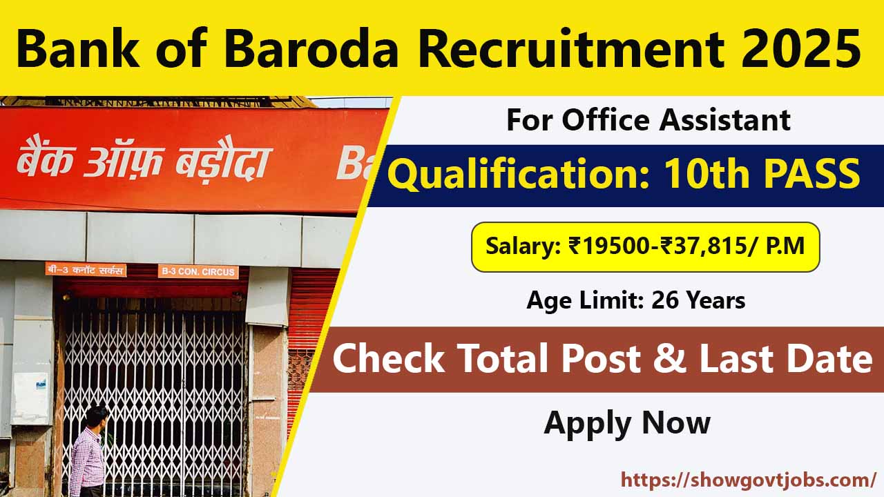 BANK OF BARODA Recruitment 2025