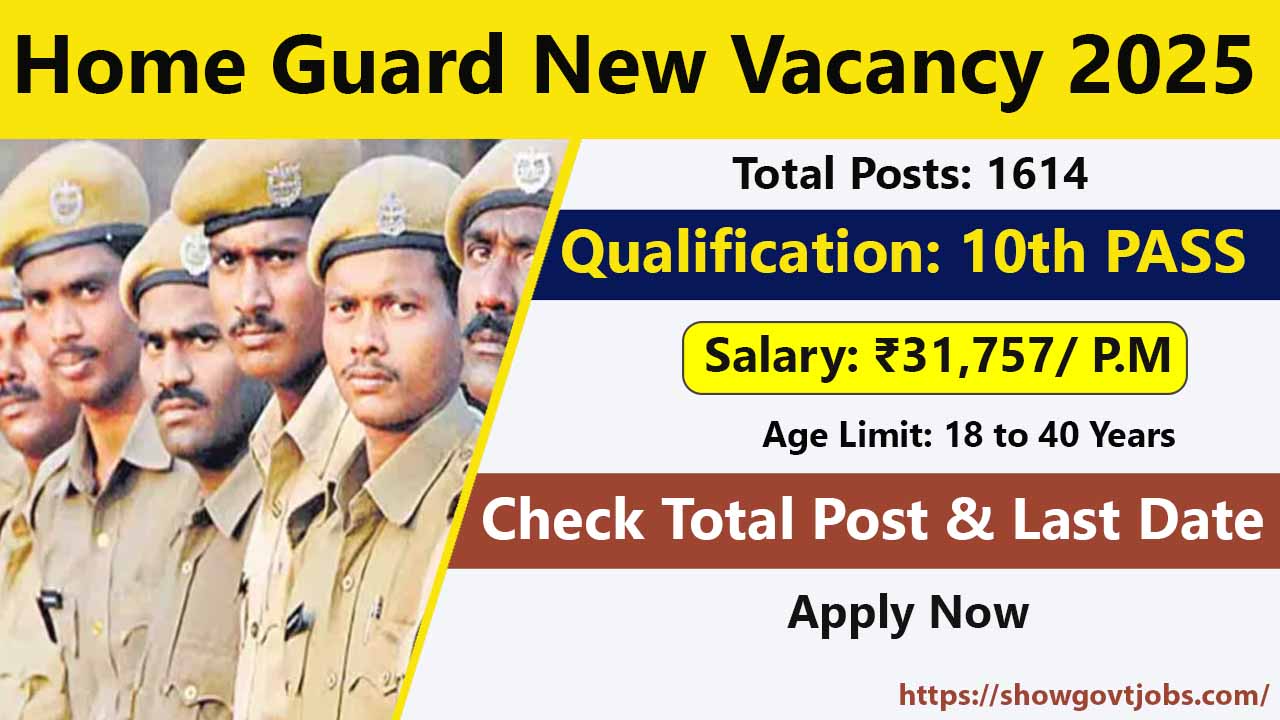 Jharkhand Home Guard New Recruitment 2025