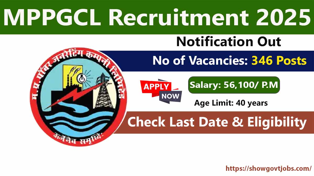 MPPGCL Recruitment 2025