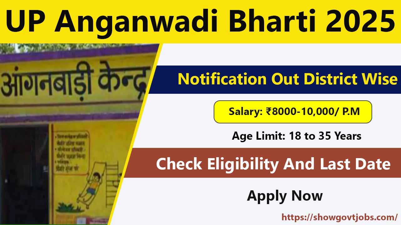 UP Anganwadi Bharti 2025